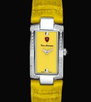 EN026DL.602 Yellow with Diamonds and Leather