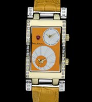 EN030L.604 Yellow with Diamonds Case and Lug