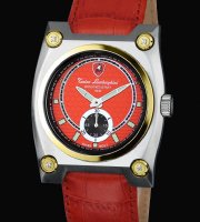 EN005DL.403 Red with Gold and Diamonds